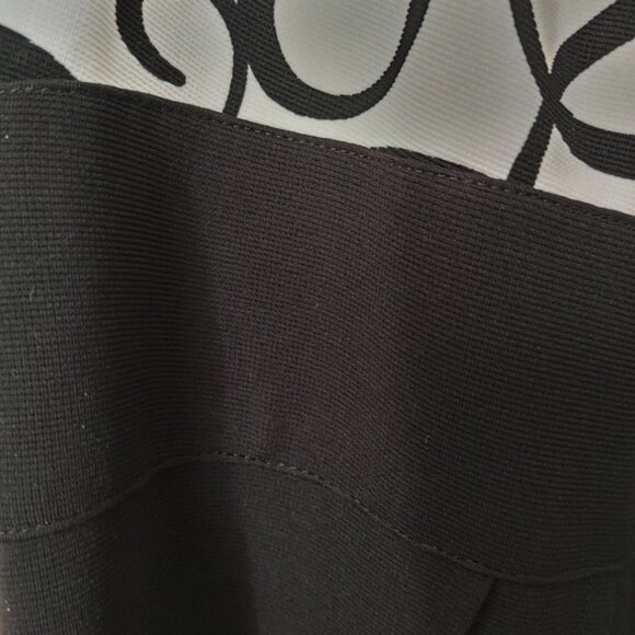 Michel Antoni Collection Black cream Dress size 14W - Picture 5 of 12